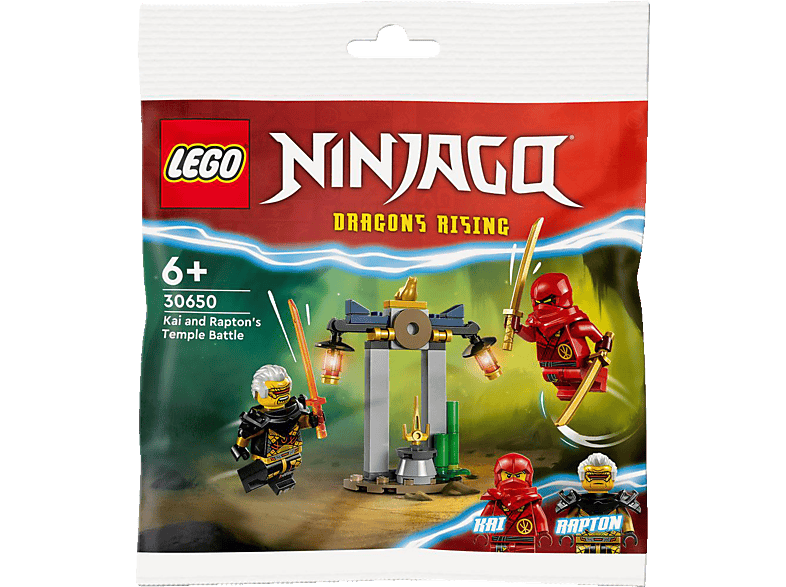 LEGO Ninjago 30650 Kais und Raptons Duell im Tempel Bausatz, Mehrfarbig von LEGO