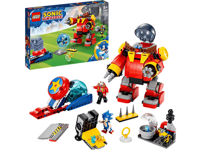 LEGO Sonic 76993 vs. Dr. Eggmans Death Egg Robot Bausatz, Mehrfarbig von LEGO