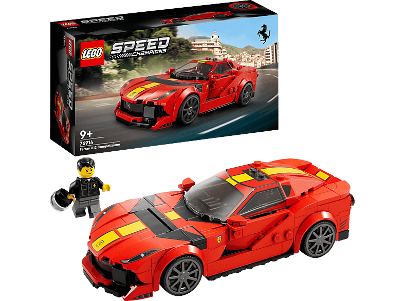 LEGO Speed Champions 76914 Ferrari 812 Competizione Bausatz, Mehrfarbig von LEGO