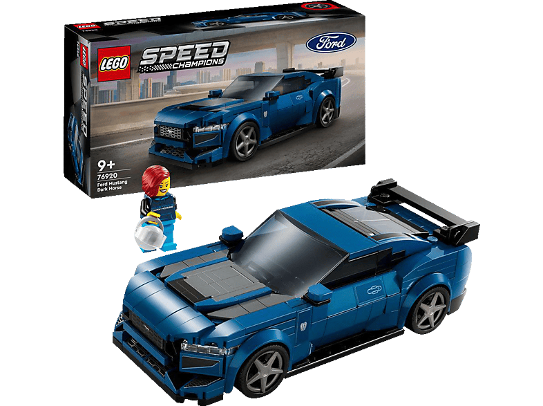 LEGO Speed Champions 76920 Ford Mustang Dark Horse Sportwagen Bausatz, Mehrfarbig von LEGO