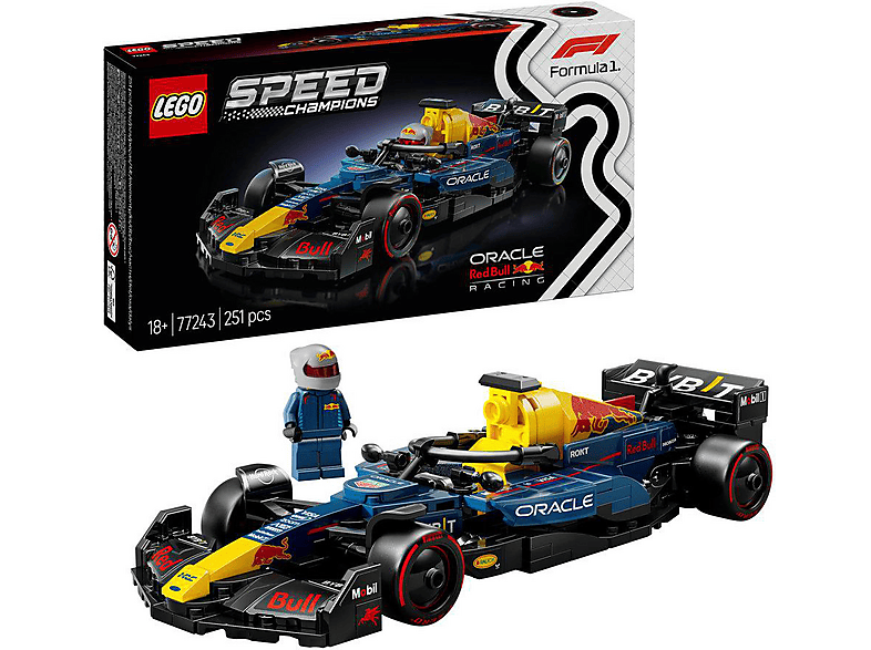 LEGO Speed Champions 77243 Oracle Red Bull Racing RB20 F1® Rennauto Bausatz, Mehrfarbig von LEGO