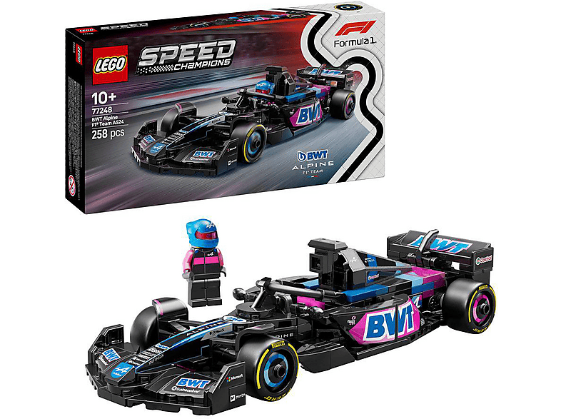 LEGO Speed Champions 77248 BWT Alpine F1® Team A524 Rennauto Bausatz, Mehrfarbig von LEGO