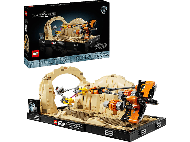 LEGO Star Wars™ 75380 Podrennen in Mos Espa – Diorama Bausatz, Mehrfarbig von LEGO