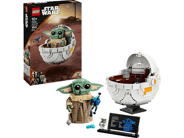 LEGO Star Wars™ 75403 Grogu™ in seiner Repulsorwiege Bausatz, Mehrfarbig von LEGO