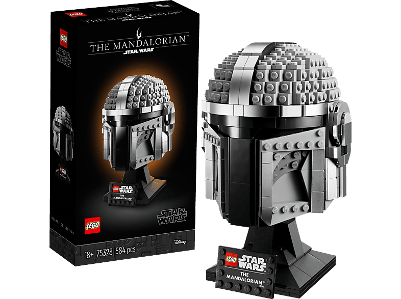 LEGO Star Wars 75328 Mandalorianer Helm Bausatz, Mehrfarbig LEGO Star Wars 75328 Mandalorianer Helm Bausatz, Mehrfarbig von LEGO