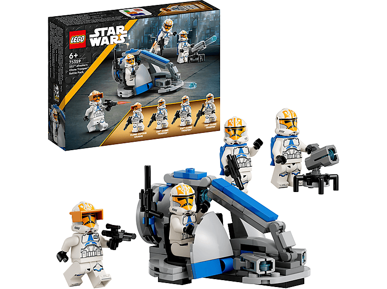LEGO Star Wars 75359 Ahsokas Clone Trooper der 332. Kompanie – Battle Pack Bausatz, Mehrfarbig von LEGO