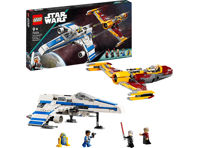 LEGO Star Wars 75364 New Republic E-Wing vs. Shin Hatis Starfighter Bausatz, Mehrfarbig von LEGO