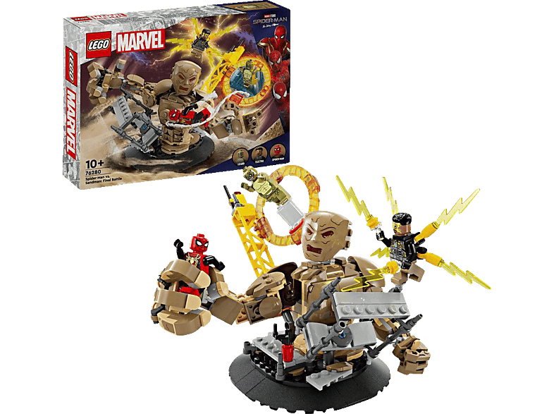 LEGO Super Heroes 76280 Spider-Man vs. Sandman: Showdown Bausatz, Mehrfarbig von LEGO