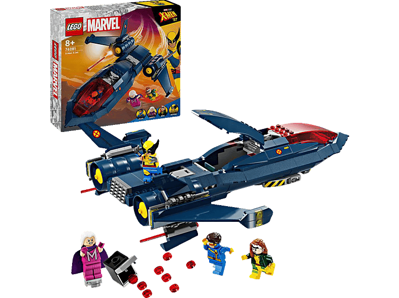 LEGO Super Heroes 76281 X-Jet der X-Men Bausatz, Mehrfarbig von LEGO