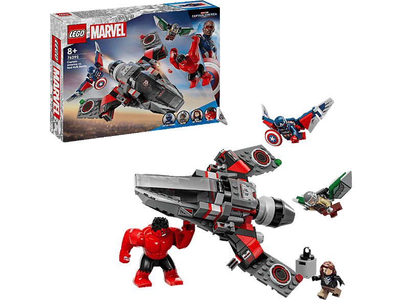 LEGO Super Heroes 76292 Showdown zwischen Captain America und Red Hulk Bausatz, Mehrfarbig LEGO Super Heroes 76292 Showdown zwischen Captain America und Red Hulk Bausatz, Mehrfarbig von LEGO