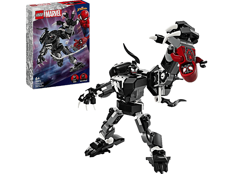 LEGO Super Heros 76276 Venom Mech vs. Miles Morales Bausatz, Mehrfarbig von LEGO