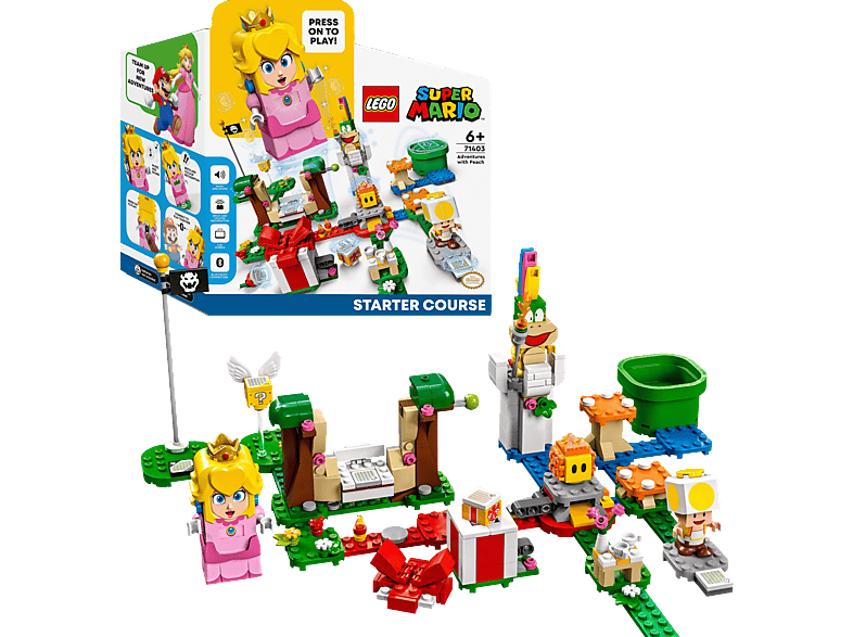 LEGO Super Mario 71403 Abenteuer mit Peach – Starterset Bausatz, Mehrfarbig von LEGO