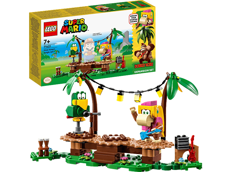 LEGO Super Mario 71421 Dixie Kongs Dschungel-Jam – Erweiterungsset Bausatz, Mehrfarbig von LEGO