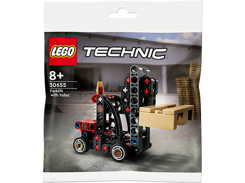 LEGO Technic 30655 Gabelstapler mit Palette Bausatz, Mehrfarbig von LEGO