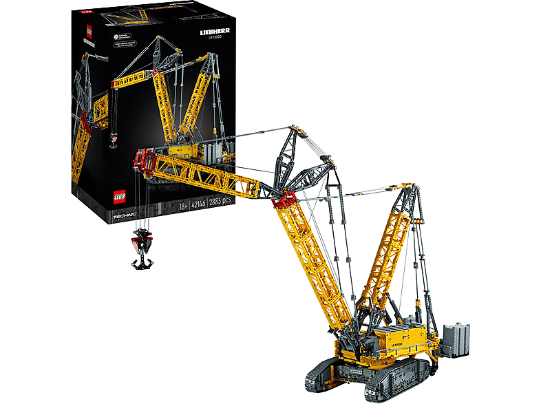 LEGO Technic 42146 Liebherr LR 13000 Raupenkran Bausatz, Mehrfarbig von LEGO