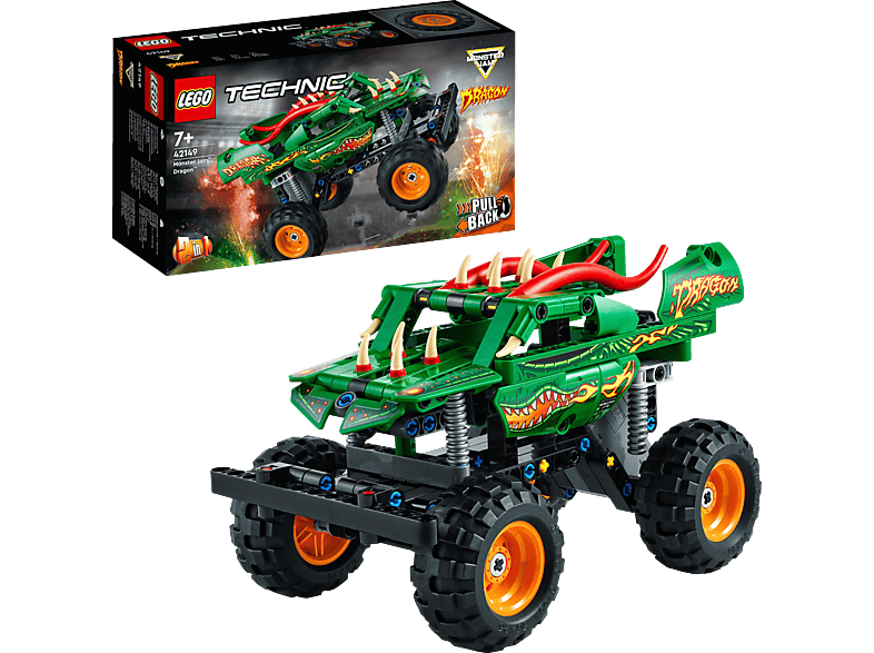 LEGO Technic 42149 Monster Jam™ Dragon™ Bausatz, Mehrfarbig von LEGO