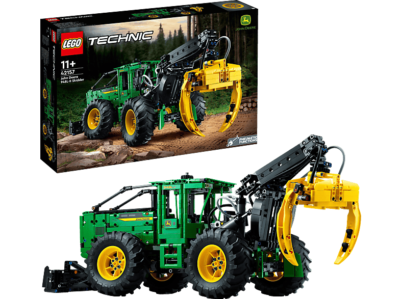 LEGO Technic 42157 John Deere 948L-II Skidder Bausatz, Mehrfarbig von LEGO