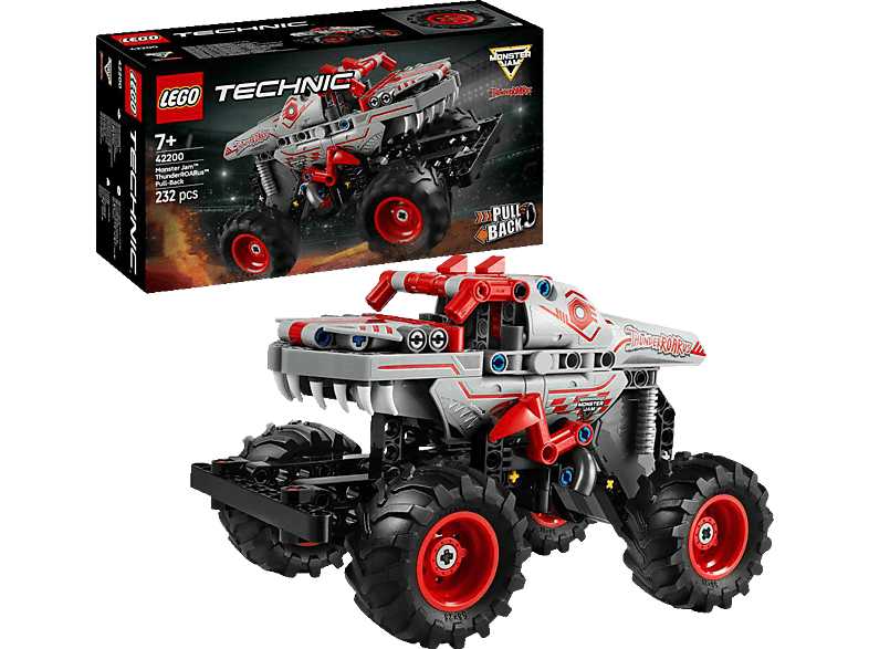 LEGO Technic 42200 Monster Jam™ ThunderROARus™ Bausatz, Mehrfarbig von LEGO