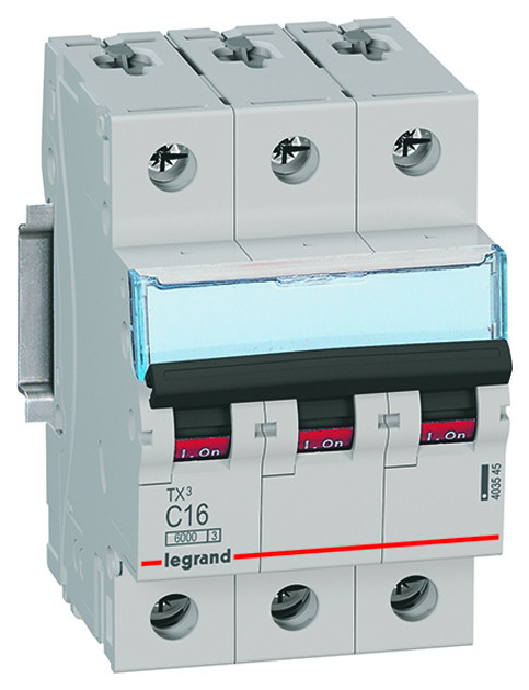 Legrand 403545 TX3 LS C16A 3P 6KA 3M Legrand 403545 TX3 LS C16A 3P 6KA 3M von LEGRAND