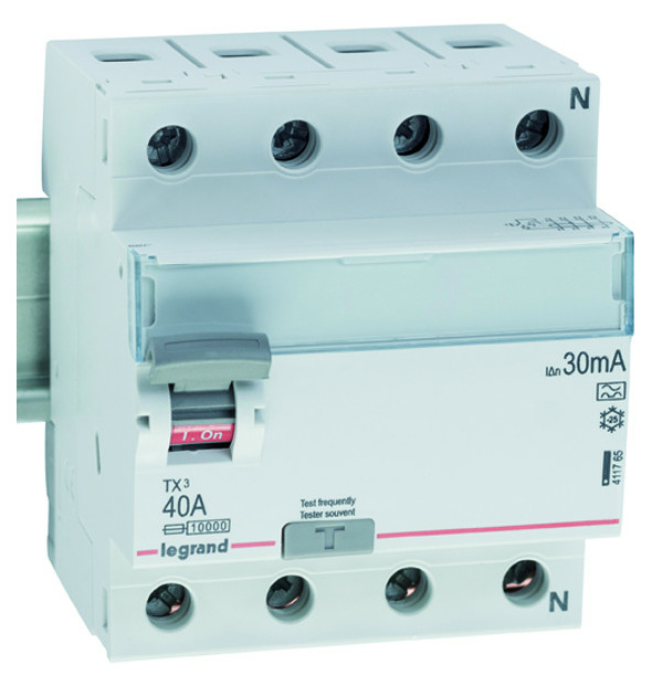 Legrand 411560 TX3 FI 40A 2P 30MA A FI-Schalter Legrand 411560 TX3 FI 40A 2P 30MA A FI-Schalter von LEGRAND