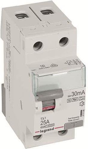 Legrand 411595 TX3 FI- Legrand 411595 Schutzschalter 25A 2P 30mA A-HPI 1 (411595) von LEGRAND