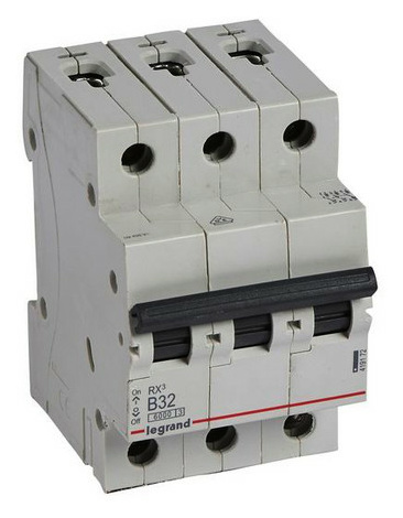 Legrand 419172 RX3 LS B32A 3P 6KA 3M LS-Schalter Legrand 419172 RX3 LS B32A 3P 6KA 3M LS-Schalter von LEGRAND