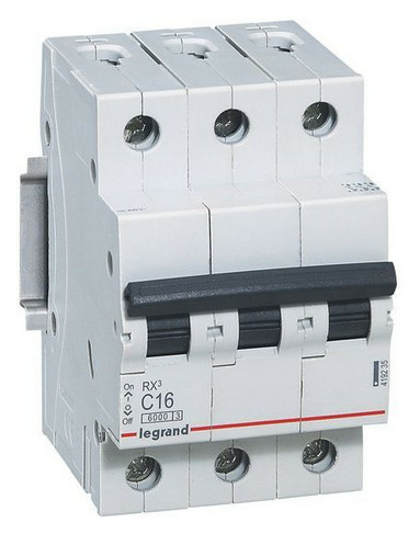 Legrand 419235 RX3 LS C16A 3P 6KA 3M LS-Schalter Legrand 419235 RX3 LS C16A 3P 6KA 3M LS-Schalter von LEGRAND