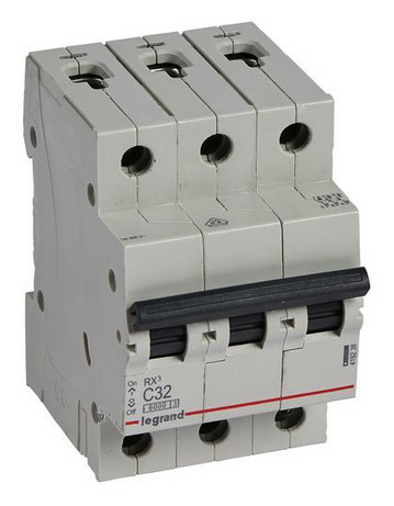 Legrand 419238 RX3 LS C32A 3P 6KA 3M LS-Schalter Legrand 419238 RX3 LS C32A 3P 6KA 3M LS-Schalter von LEGRAND