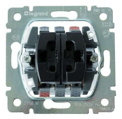 Legrand 775818 Einsatz Wipptaster Doppelwe Legrand 775818 Einsatz Wipptaster Doppelwe von LEGRAND