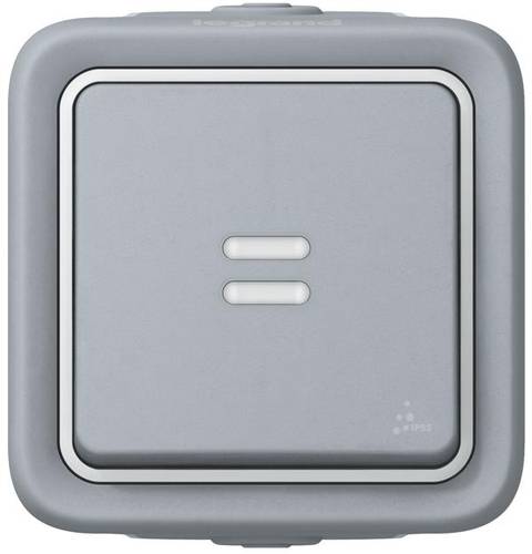 Legrand Installationsschalter Plexo Grau 069713 von LEGRAND