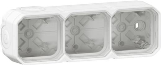 Legrand Plexo NEW 3fach Gehäuse 069688L horizontal u.vertikal ultraweiß 1 (069688L) von LEGRAND