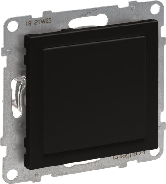 Legrand SEANO Blindabdeckung & 765801 Mosaic-Adapter in der Farbausführung sw 5 (765801) von LEGRAND
