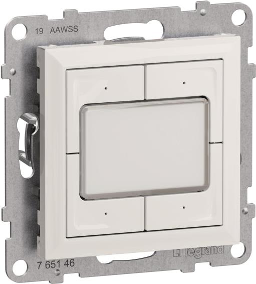 Legrand Seano MyHome Szenentaster 765612zum Abrufen von 4 Szenarien in (765612) von LEGRAND