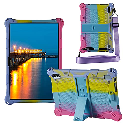 LEHEE Hülle für AUZMAI Mate8 Tablet 10.1'', Stand Silikon kinderfreundliche Stoßfest Schützend Abdeckung Hüllen für AUZMAI Mate8 Tablet 10.1'', A von LEHEE