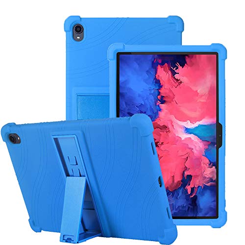 LEHEE Hülle für Realme Pad 10,4 Zoll, Stand Silikon kinderfreundliche Stoßfest Schützend Abdeckung Hüllen für Realme Pad 10,4 Zoll, Dunkel Blau von LEHEE