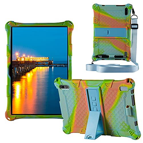 LEHEE Hülle für ZONMAI MX2 Tablet 10.1 Zoll, Stand Silikon kinderfreundliche Stoßfest Schützend Abdeckung Hüllen für ZONMAI MX2 Tablet 10.1 Zoll, B von LEHEE