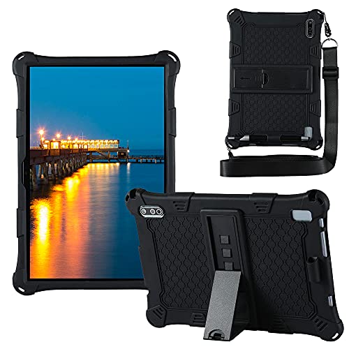 LEHEE Hülle für ZONMAI MX2 Tablet 10.1 Zoll, Stand Silikon kinderfreundliche Stoßfest Schützend Abdeckung Hüllen für ZONMAI MX2 Tablet 10.1 Zoll, Schwarz von LEHEE