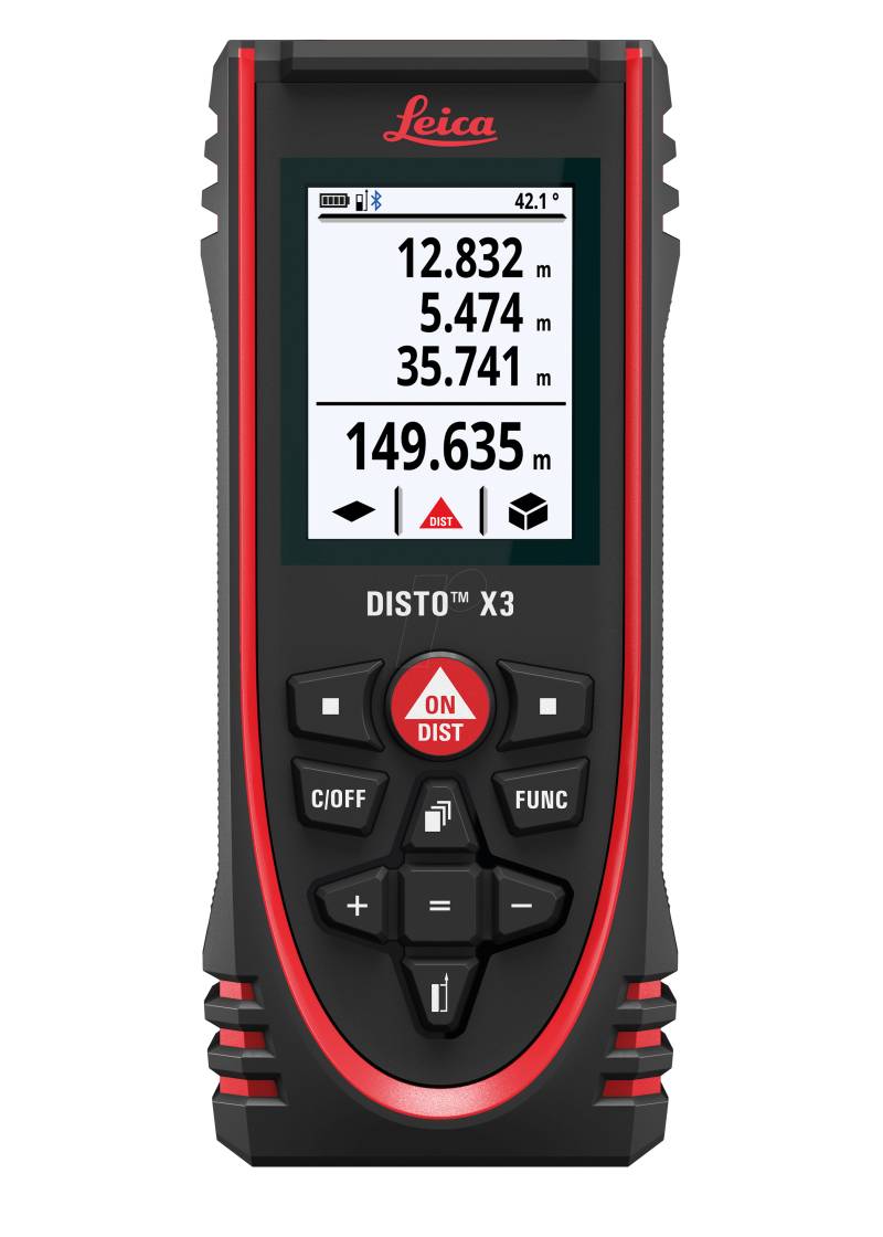 DISTO X3 - Laserentfernungsmesser, 0,05 - 150 m von LEICA GEOSYSTEMS