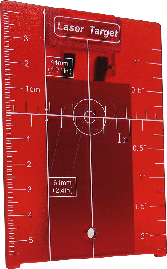 LEICA 758831 - Zieltafel für Linienlaser und Laserdistanzmesser, rot von LEICA GEOSYSTEMS