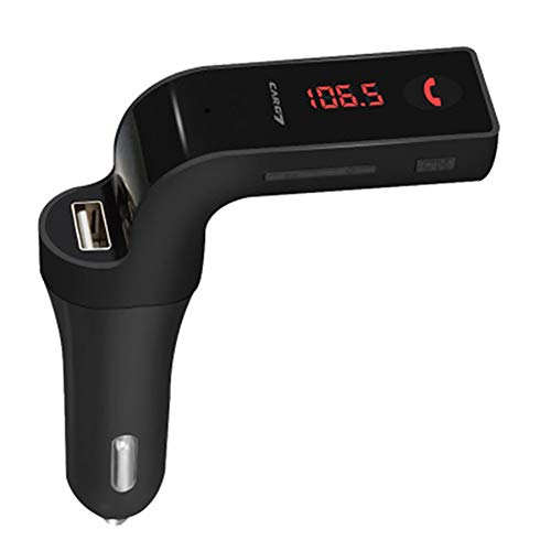 FM Transmitter Auto Bluetooth, Drahtloser Bluetooth 2.1In-Autoradio Adapter Car Kit Mit Freisprechen, 1 USB-Anschlüssen, LED-Anzeige, Unterstützung TF-Karte, U-Scheibe, AUX-Ausgang,B von LEIDIMUS