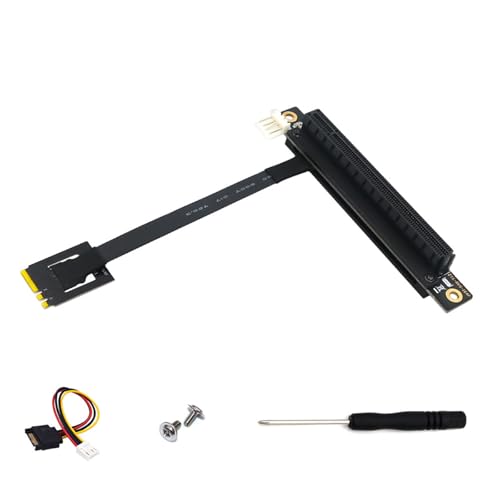 LEIDJGUN 25 cm A+E Key NGFFs PCIe 16x 270 Grad Risers Kabel Mit 6 Pin Strom Für Computerschnittstellenadapter LEIDJGUN 25 cm A+E Key NGFFs PCIe 16x 270 Grad Risers Kabel Mit 6 Pin Strom Für Computerschnittstellenadapter von LEIDJGUN