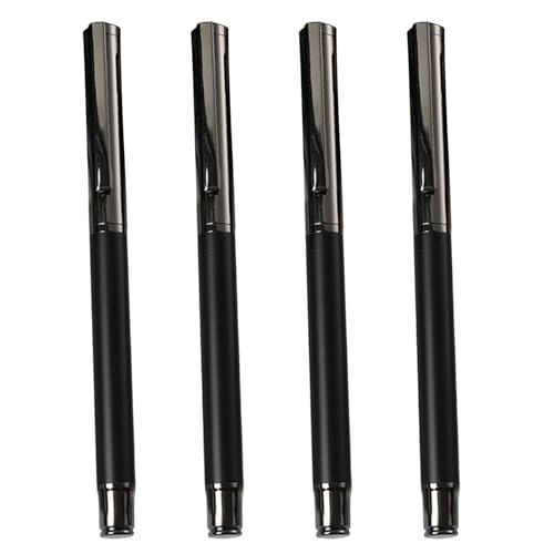 LEIDJGUN Gelschreiber, Unterschriften, glattes Schreiben, Schreibwaren-Stift, neutraler Stift, Metallstift, Schulbedarf, 0,5 mm, 4 Stück LEIDJGUN Gelschreiber, Unterschriften, glattes Schreiben, Schreibwaren-Stift, neutraler Stift, Metallstift, Schulbedarf, 0,5 mm, 4 Stück von LEIDJGUN