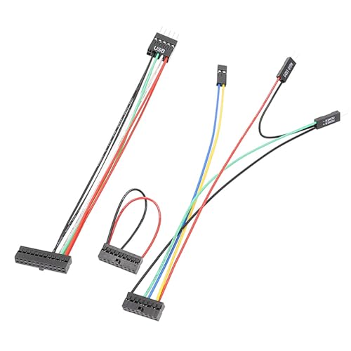 LEIDJGUN Modifikation des Einschaltkabels Für RD450X USB Kabel Stromlicht Festplattenlichtkabel Anti Einfügefehler Kabel von LEIDJGUN