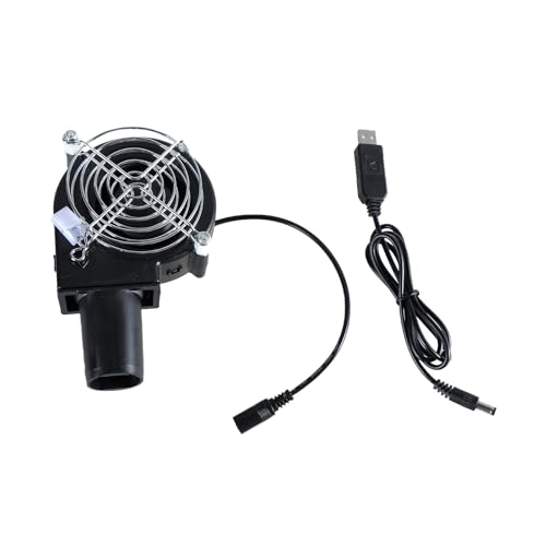 LEIDJGUN USB Blower Lüfter 9733 Kleines Herd Werkzeug Zum Kochen des Heizungscamping BBQ Bürstenlosen Kühlungszentrifugallüfter 4800 U/Min von LEIDJGUN