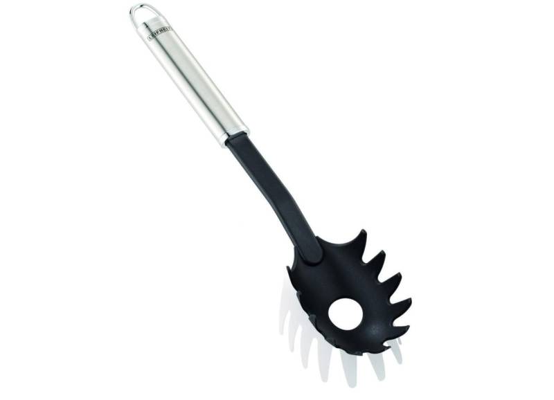 LEIFHEIT Spaghettilöffel schwarz, silber Edelstahl, Kunststoff von LEIFHEIT