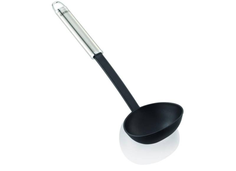 LEIFHEIT Schöpflöffel schwarz, silber Edelstahl, Kunststoff von LEIFHEIT