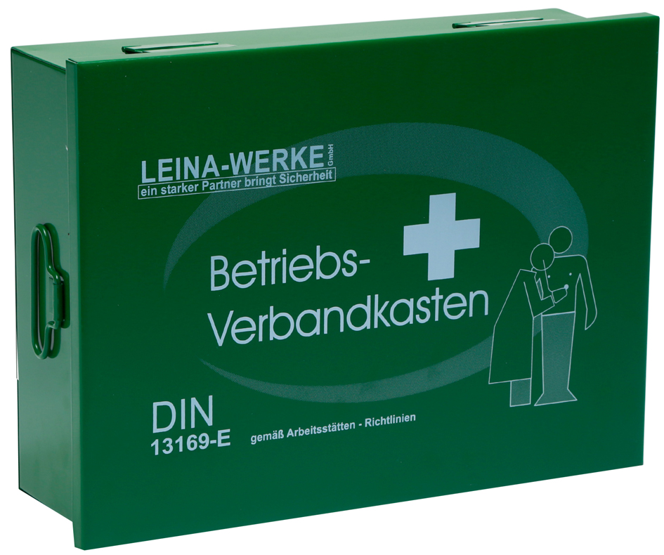 LEINA Betriebsverbandkasten, Inhalt DIN 13169, grün LEINA Betriebsverbandkasten, Inhalt DIN 13169, grün von LEINA-WERKE