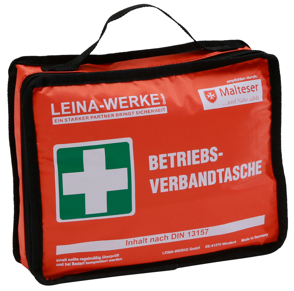 LEINA Betriebsverbandtasche, Inhalt DIN 13157, orange LEINA Betriebsverbandtasche, Inhalt DIN 13157, orange von LEINA-WERKE