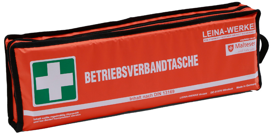 LEINA Betriebsverbandtasche, Inhalt DIN 13169, orange LEINA Betriebsverbandtasche, Inhalt DIN 13169, orange von LEINA-WERKE