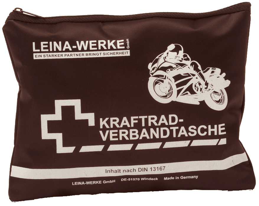 LEINA Kraftrad-Verbandtasche, Inhalt DIN 13167, schwarz LEINA Kraftrad-Verbandtasche, Inhalt DIN 13167, schwarz von LEINA-WERKE